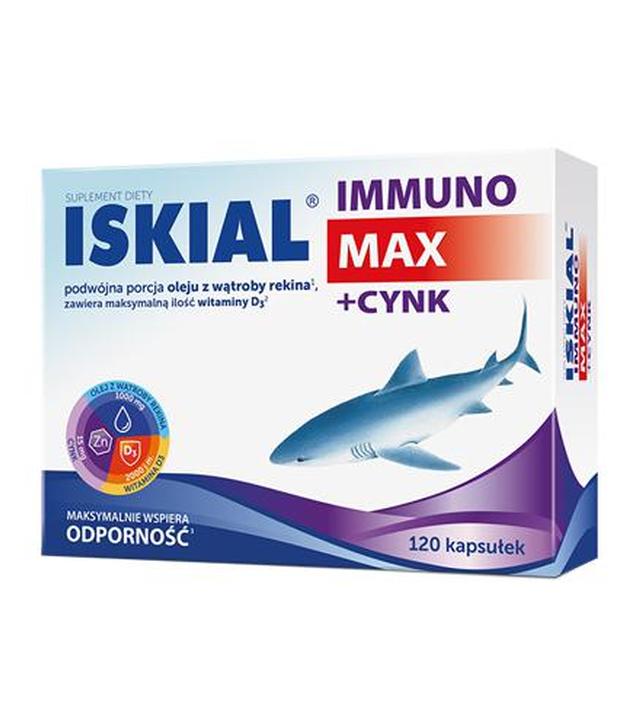 Iskial Immuno Max + Cynk, 120 kapsułek
