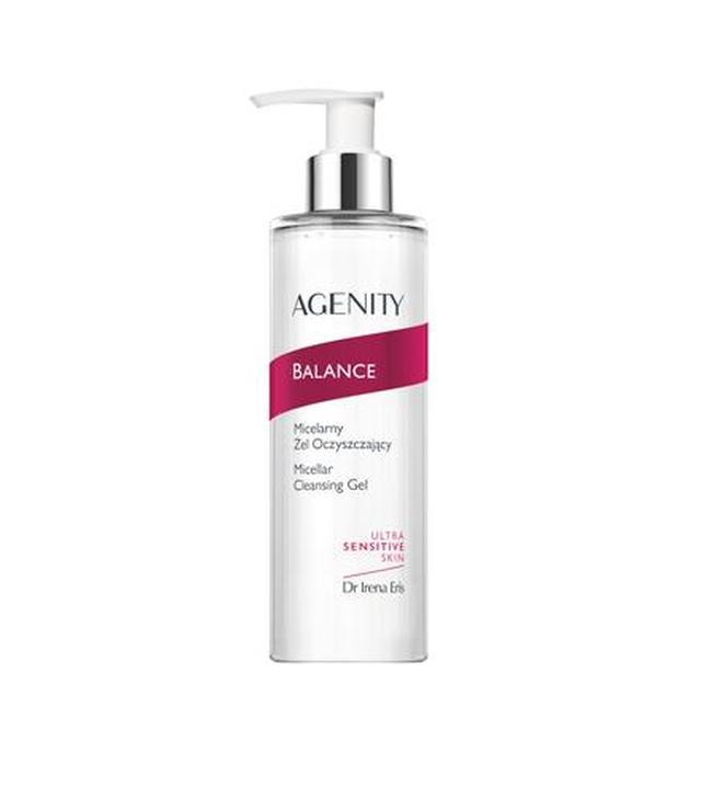 Agenity Balance, Żel micelarny oczyszczający do każdego rodzaju skóry, 190 ml