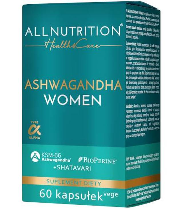 Allnutrition Health & Care Ashwagandha Women, 60 kapsułek