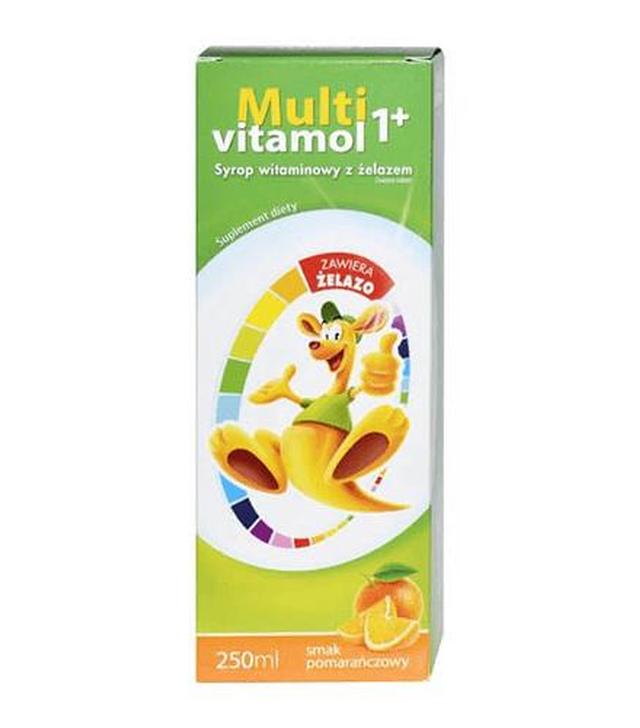 MULTIVITAMOL 1+ Syrop witaminowy z żelazem - 250 ml