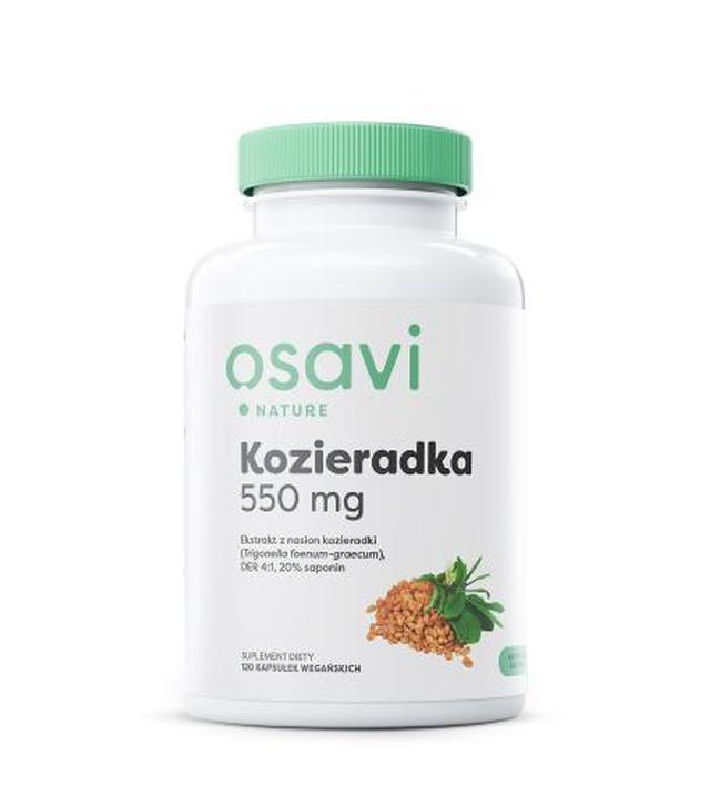 OSAVI Kozieradka 550 mg, 120 kapsułek