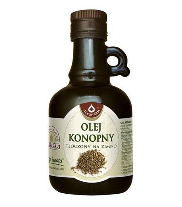 OLEOFARM, Olej konopny, 250 ml, cena, opinie, właściwości