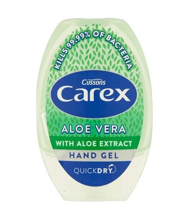 CAREX Antybakteryjny żel do rąk w tubce Aloe Vera, czyści bez użycia wody, 50 ml