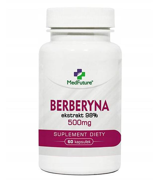 MedFuture Berberyna ekstrakt 98% 500 mg, 60 kaps., cena, wskazania, własciwości
