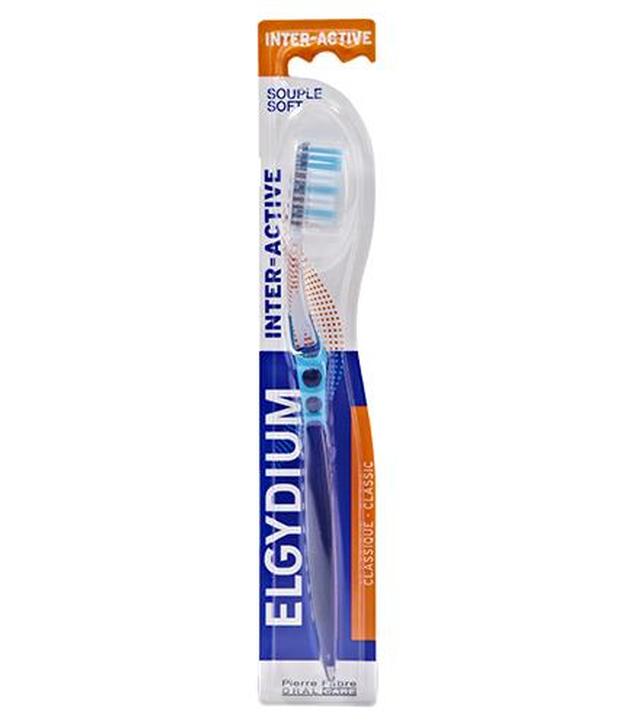 ELGYDIUM INTER-ACTIVE SOFT szczoteczka do zębów, 1 sztuka