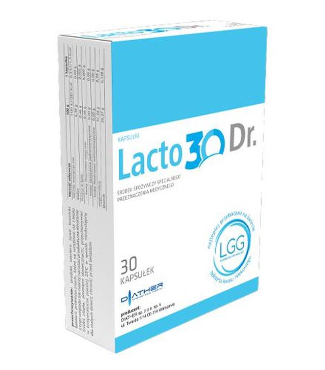 Lacto30Dr., 30 kaps., cena, opinie, składniki