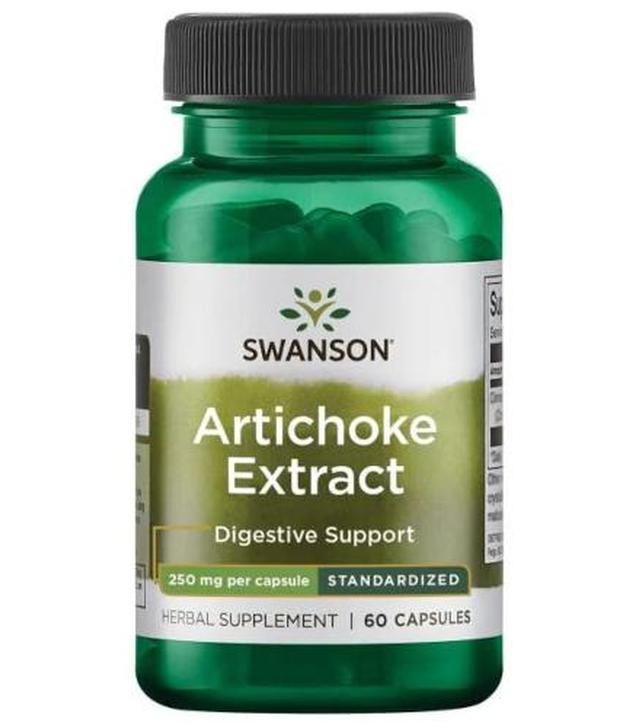 SWANSON Artichoke Karczoch standaryzowany - 60 kaps.