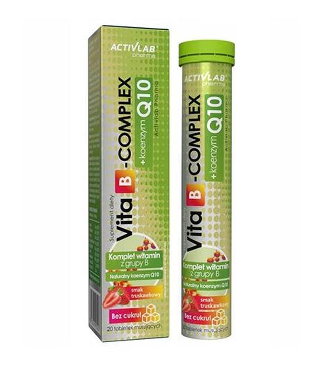 Activlab Pharma Vita B-complex + Koenzym Q10, 20 tabletek musujących
