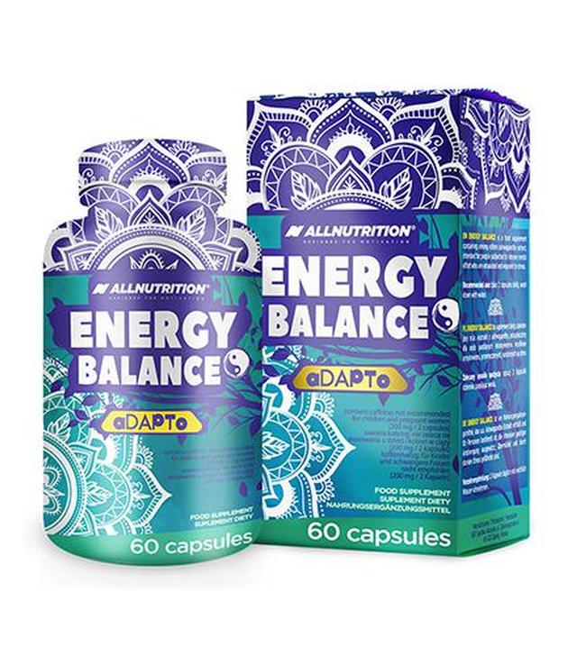 Allnutrition Energy Balance Adapto - 60 kaps. - cena, opinie, właściwości