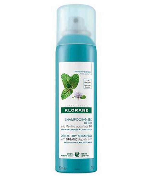 Klorane Detoksykujący szampon suchy z organiczną miętą nadwodną - 150 ml - cena, opinie, wskazania
