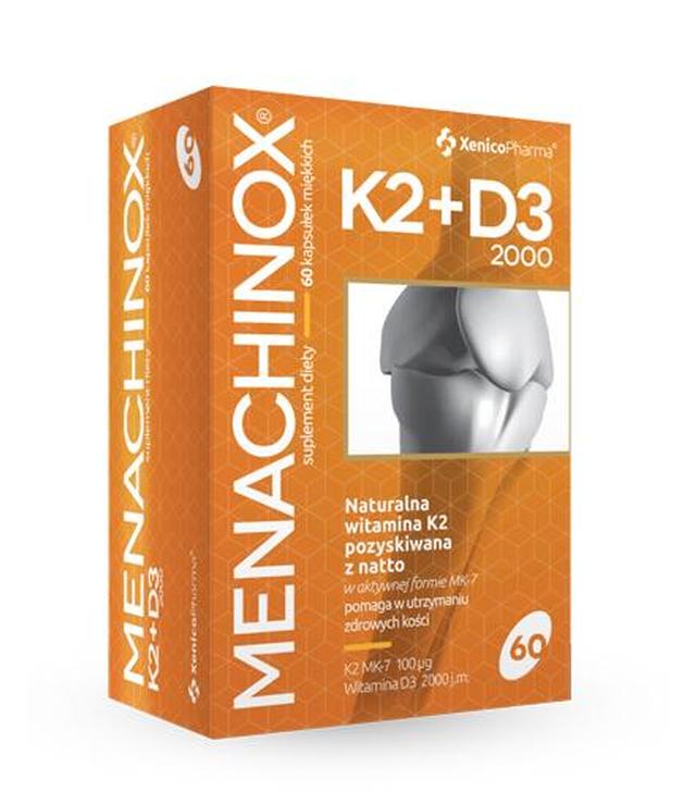 Menachinox K2+D3 2000 - 60 kaps.