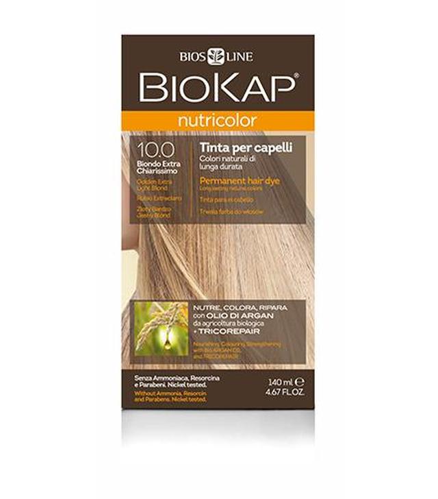 BioKap Nutricolor Farba do włosów 10.0 Złoty Bardzo Jasny Blond - 140 ml - cena, opinie, właściwości