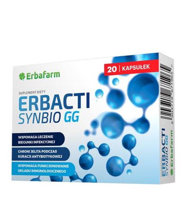 Erbafarm Erbacti Synbio GG - 20 kaps. - cena, opinie, dawkowanie