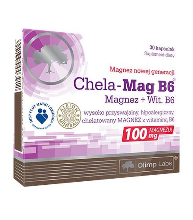 OLIMP CHELA MAG B6 Magnez + Witamina B6 - 30 kaps.