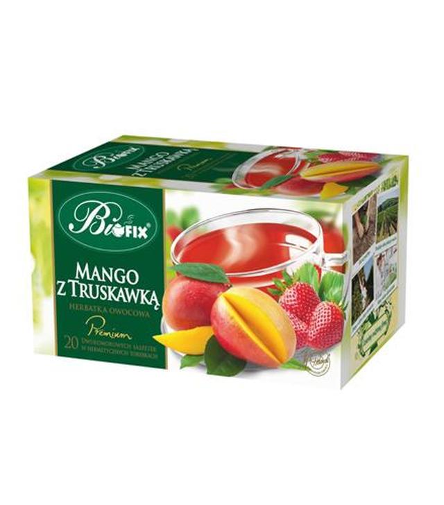 BI FIX Mango z truskawką herbatka owocowa - 20 sasz.