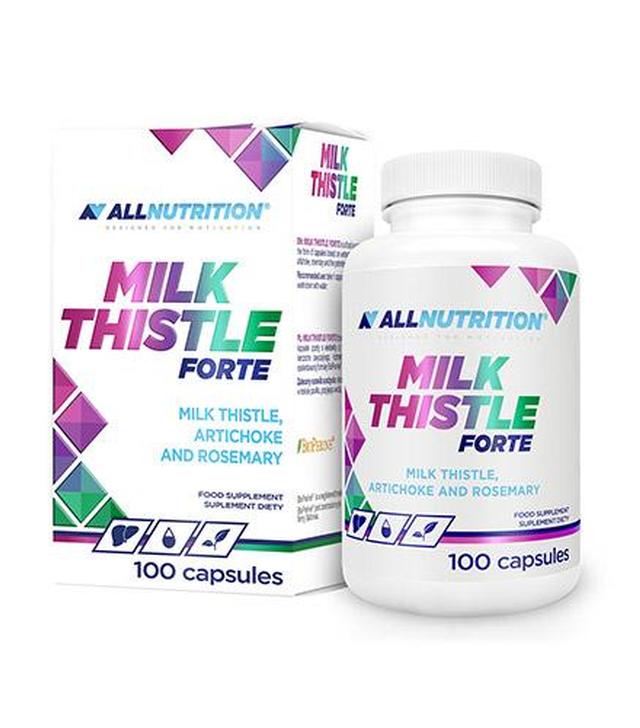 Allnutrition Milk Thistle Forte, 100 kapsułek