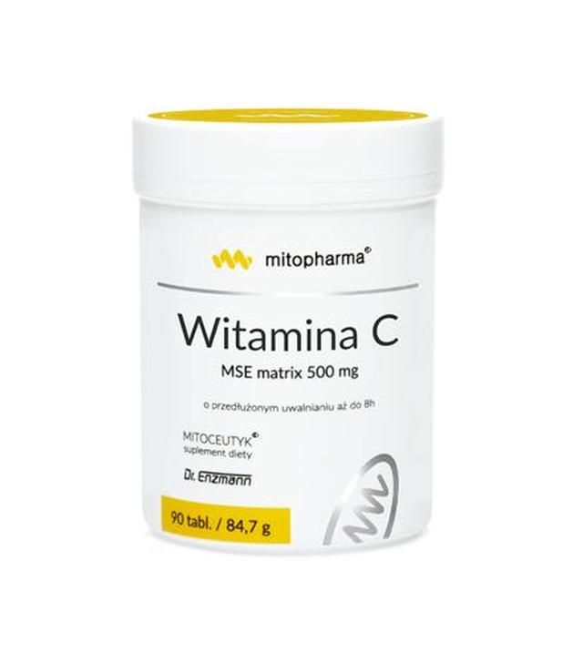 Mitopharma Witamina C MSE matrix 500 mg - 90 tabl. - cena, opinie, dawkowanie