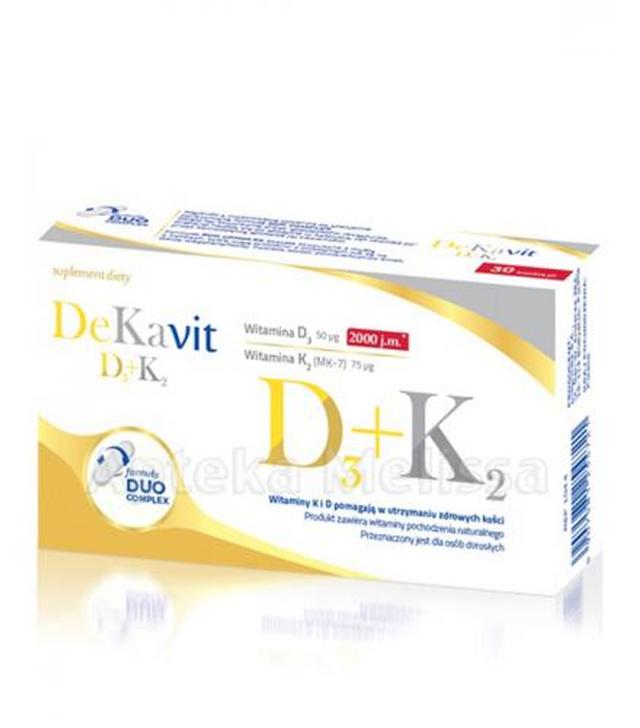 DEKAVIT  D3 + K2 - 30 kaps.