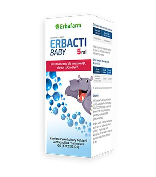Erbafarm Erbacti Baby - 5 ml - cena, opinie, wskazania