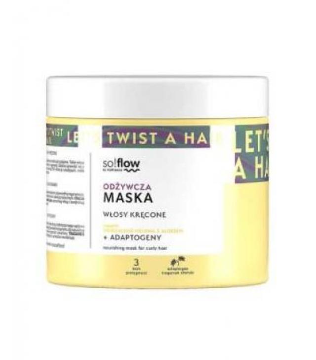 So!Flow, Maska odżywcza do włosów kręconych, melon i aloes, 400 ml