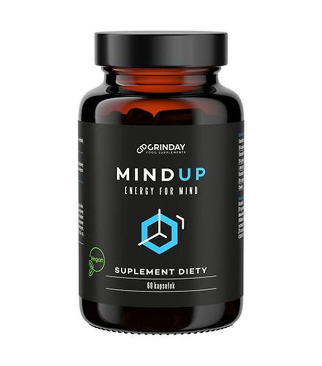 GRINDAY MIND UP Energy for mind - 60 kaps Na pamieć i koncentrację - cena, opinie, dawkowanie