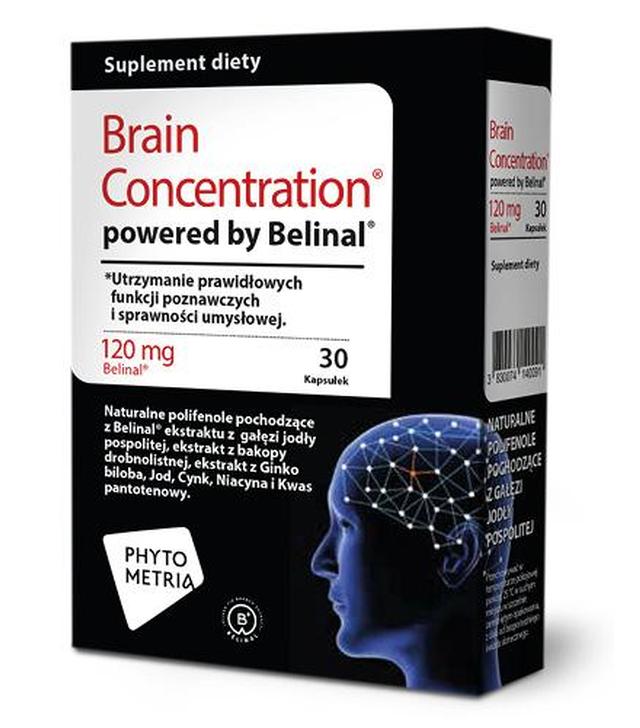 Brain Concentration® powered by Belinal® 120 mg, 30 kapsułek