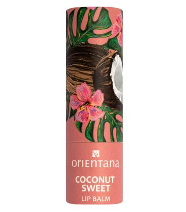 Orientana Naturalny balsam do ust coconut sweet - 4,2 g - cena, opinie, właściwości
