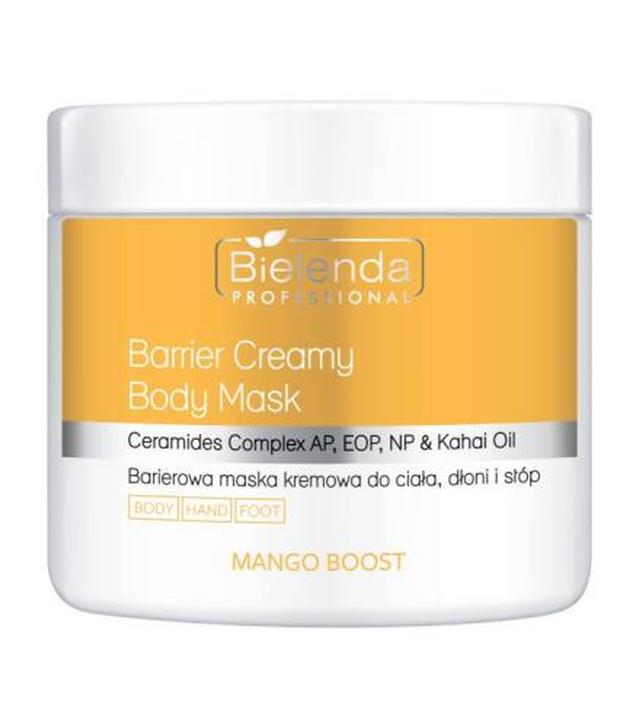 Bielenda Professional Mango Boost, Maska do ciała, dłoni i stóp kremowa barierowa, 600 g