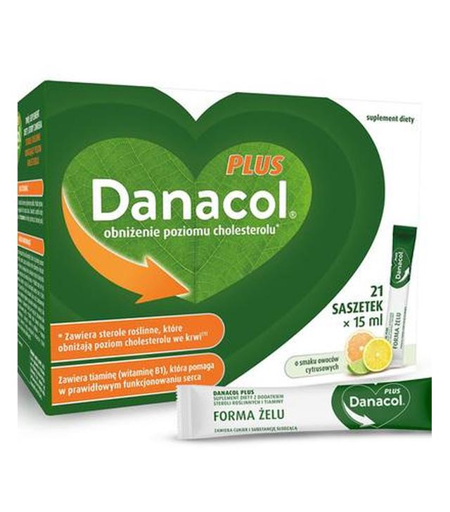 Danacol Plus, saszetki, 21 sztuk