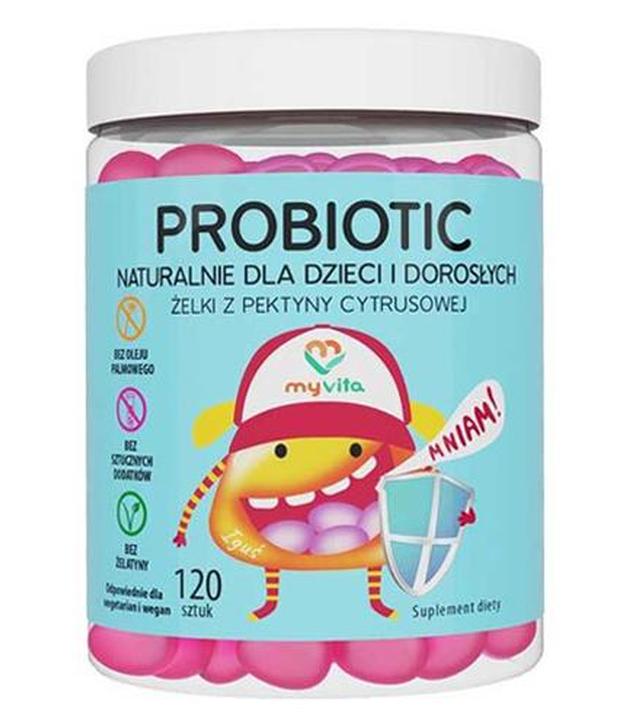 MyVita Probiotic Żelki z pektyny cytrusowej - 120 szt. - cena, opinie, dawkowanie