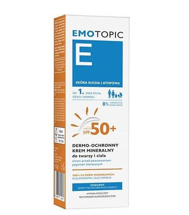 Pharmaceris Emotopic Krem do twarzy i ciała dermo ochronny mineralny SPF 50+ od 1. dnia życia, 75 ml