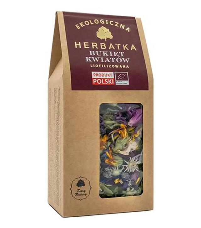 Dary natury Ekologiczna liofilizowana Herbatka Bukiet kwiatów, 15 g, cena, opinie, właściwości