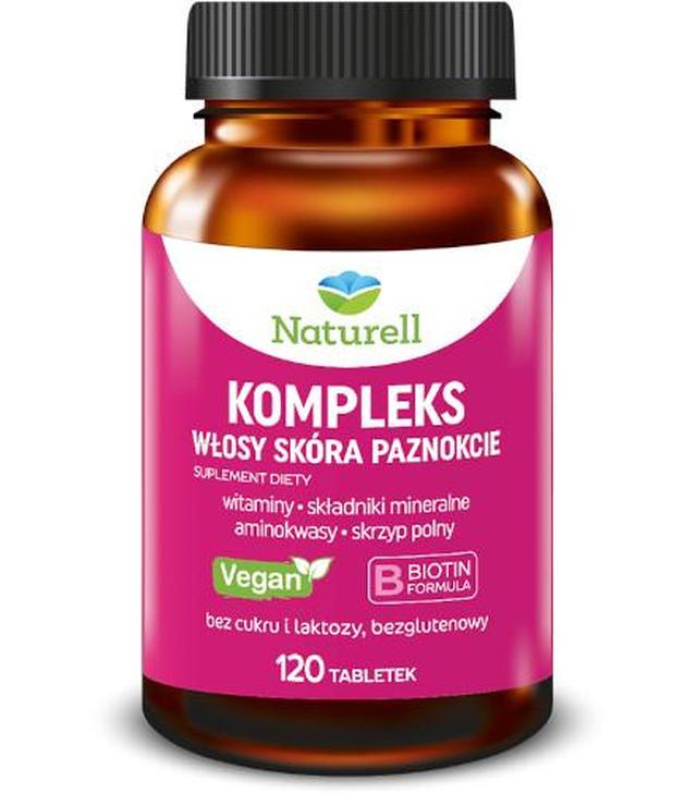 Naturell Kompleks Włosy Skóra Paznokcie, 120 tabletek - ważny do 2025-11-01