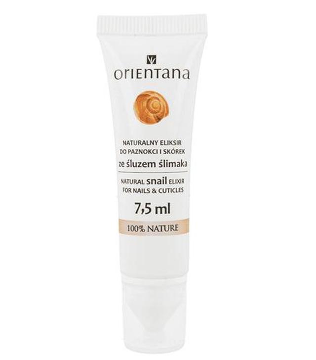 Orientana Naturalny eliksir do paznokci i skórek ze śluzem ślimaka 7,5 ml  - ważny do 2025-09-30