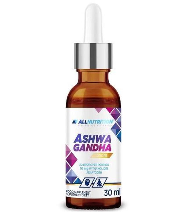 Allnutrition, Ashwagandha, krople, 30 ml