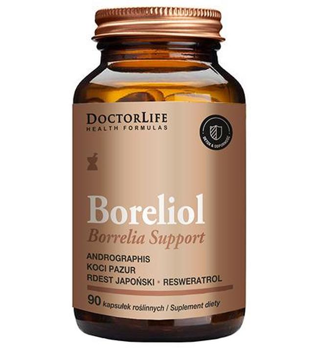 Doctor Life Boreliol Borrelia Support - 90 kaps. - cena, opinie, wskazania