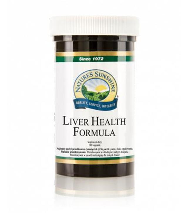 Nature's Sunshine Liver health formula - 100 kaps. - cena, opinie, stosowanie