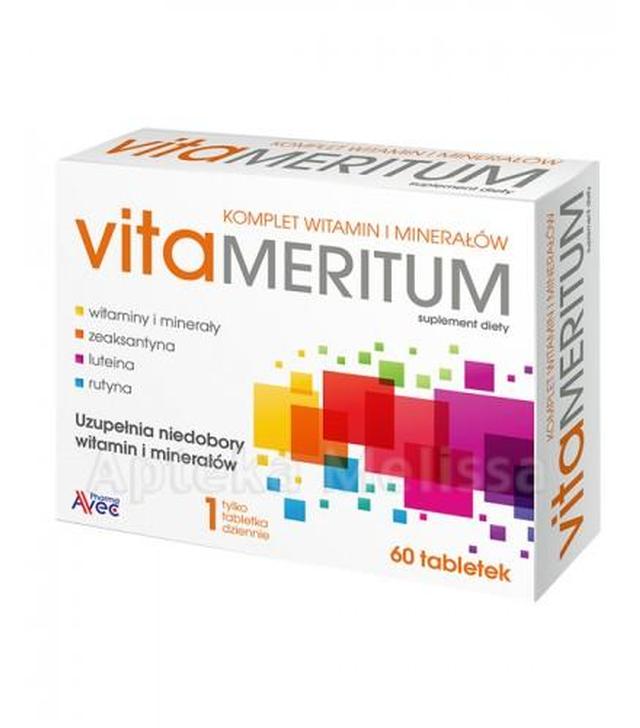 AVEC PHARMA Vitameritum, 60 tabletek