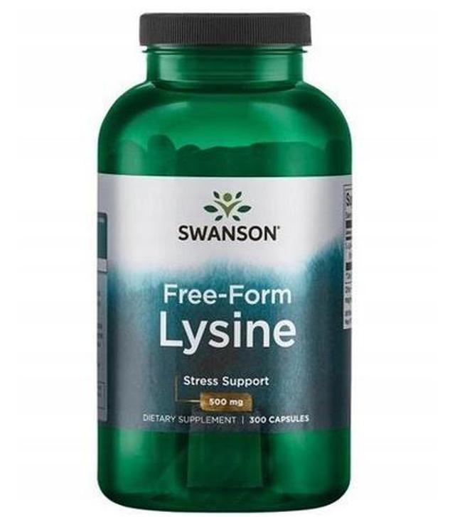 SWANSON L-Lizyna 500 mg - 300 kaps.