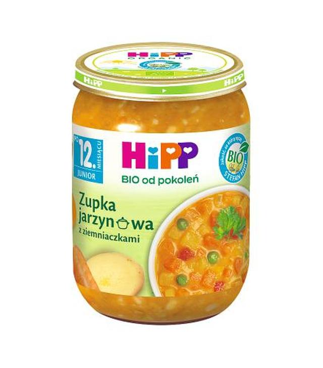HiPP BIO od pokoleń, Zupka jarzynowa z ziemniaczkami, po 12. m-cu, 250 g, cena, opinie, stosowanie