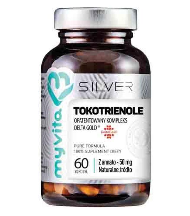 MYVITA Tokotrienole - 60 kaps. - silne działanie antyoksydacyjne i odpowiedni pooziom cholesterolu - cena, dawkowanie