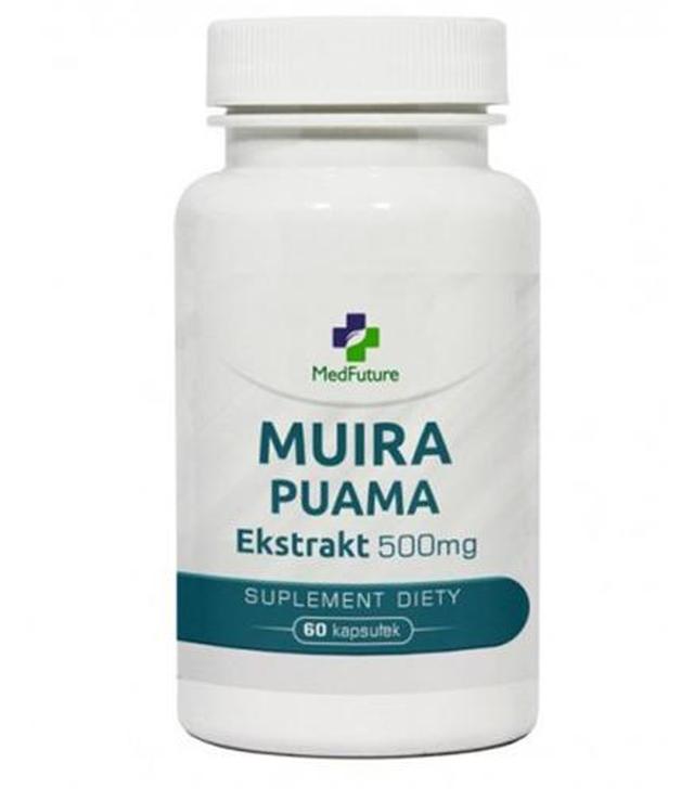 MedFuture Muira Puama ekstrakt 500 mg, 60 kaps., cena, opinie, właściwości